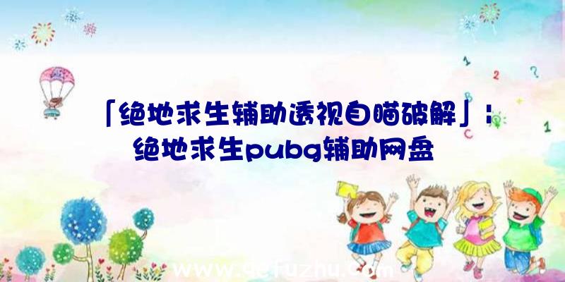 「绝地求生辅助透视自瞄破解」|绝地求生pubg辅助网盘